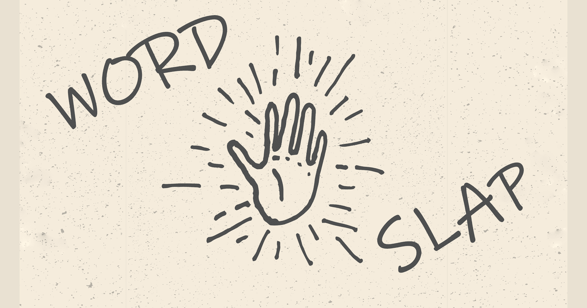 5 letter word with slap