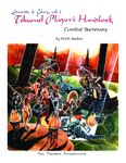 RPG Item: Swords & Glory, Vol. 2 Tékumel Player's Handbook Combat Summary