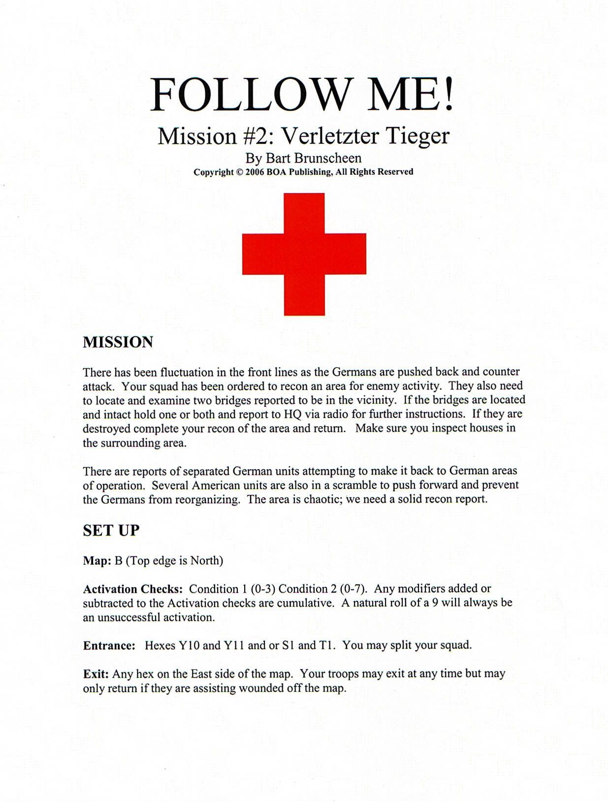 Follow Me!: Mission #2 – Verletzer Tieger