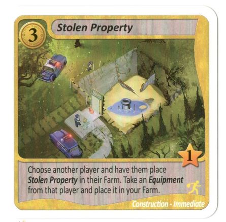 Fields of Green: Stolen Property Promo Card | Board Game | BoardGameGeek