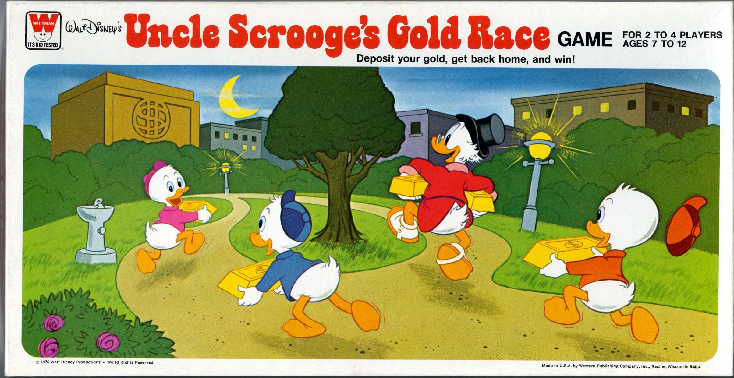 Uncle Scrooge's Gold Race box art