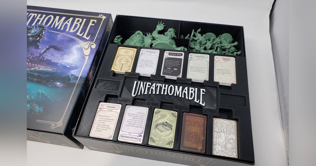 Unfathomable PrintablesByCaren Insert Board Game Accessory