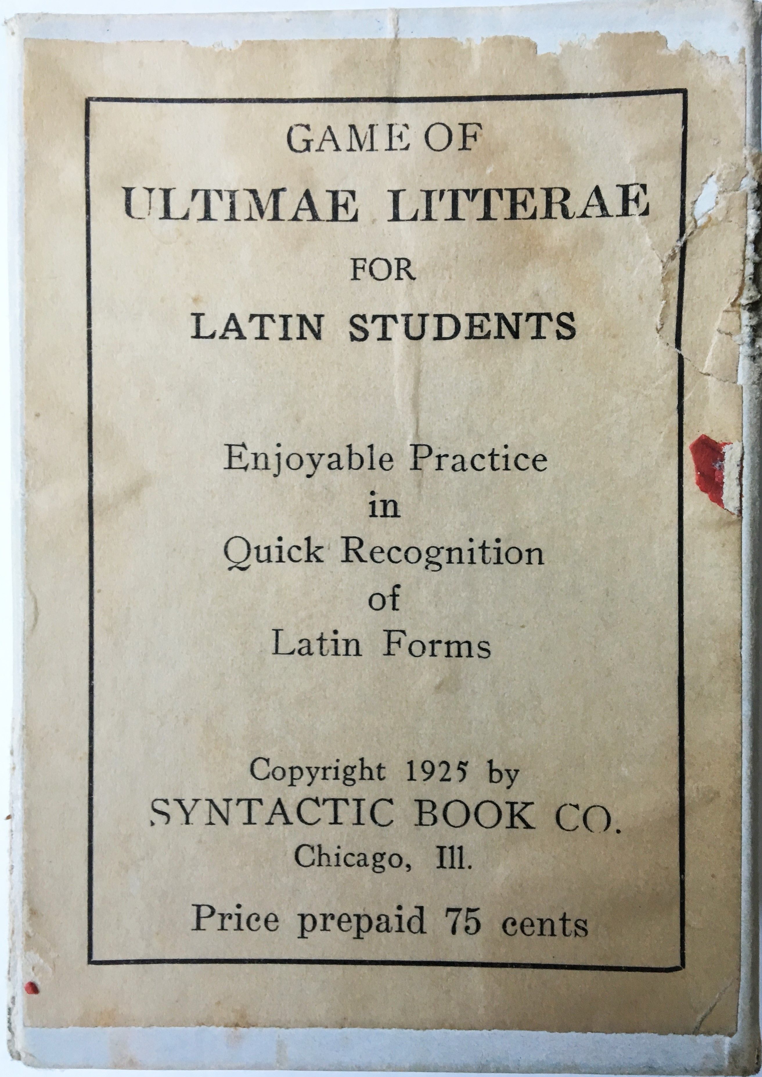Ultimae Litterae