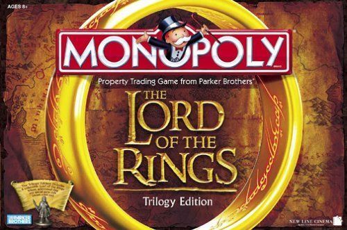 Trilogy Edition Monopoly Board Game #NEW Winning Moves THE LORD OF THE RINGS 