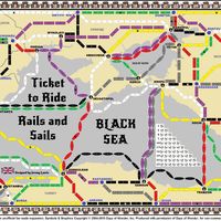 Black Sea (fan expansion for Ticket to Ride: Rails & Sails)