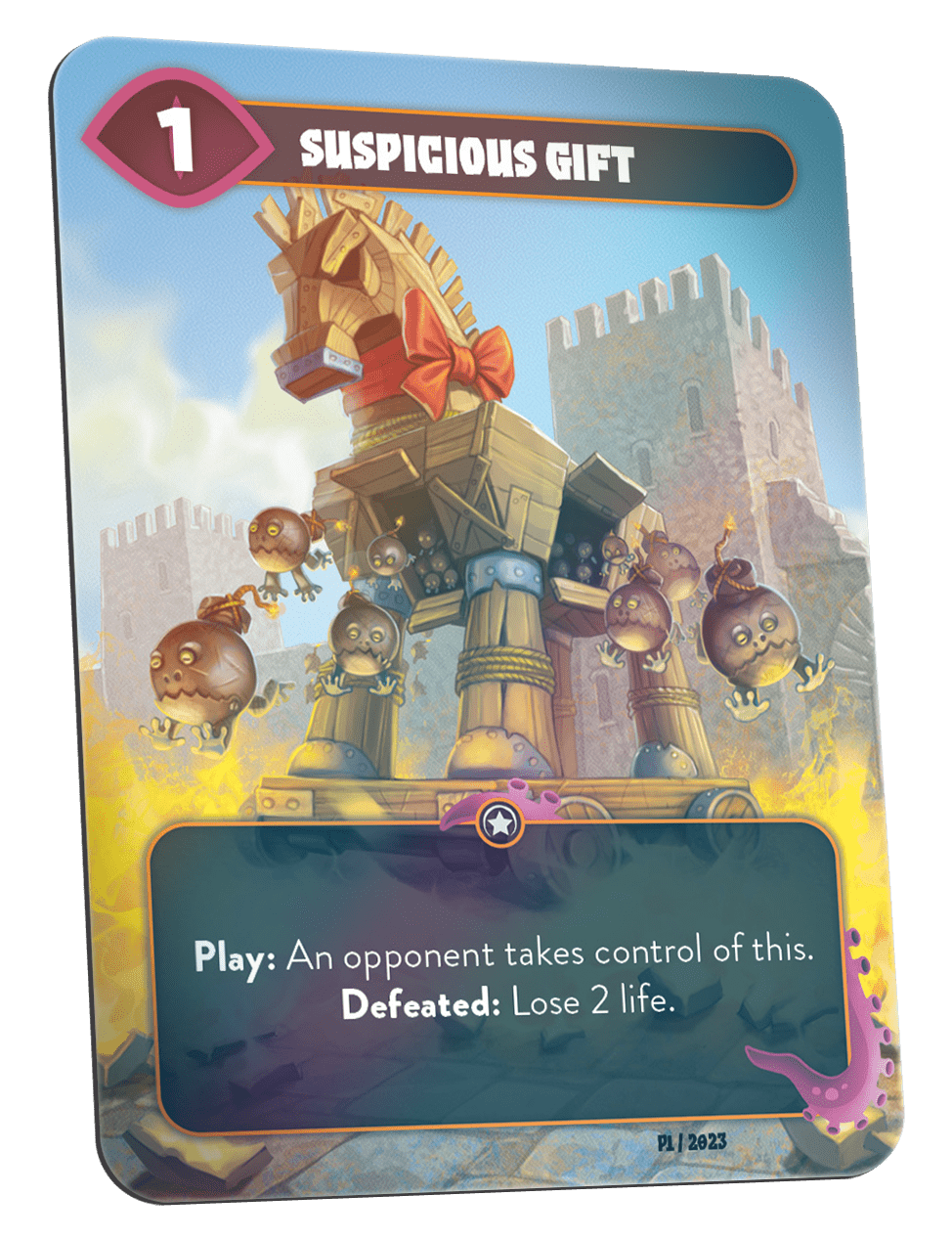 Mindbug: Suspicious Gift Promo Card