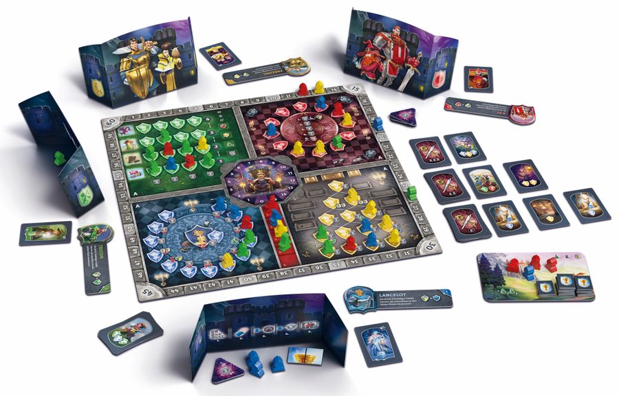 Die Zukunft von Camelot, Schmidt Spiele, 2022 — gameplay example (image provided by the publisher)