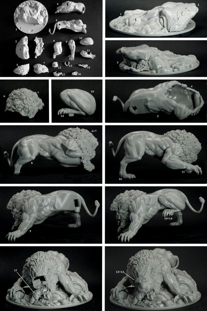 thumbnail image 2 of 100mm Vignette Of Death – White Gigalion Kingdom Death Unassembled Resin WH439 2 of 6