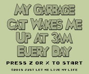 Video Game: My Garbage Cat Wakes Me Up At 3AM Every Day