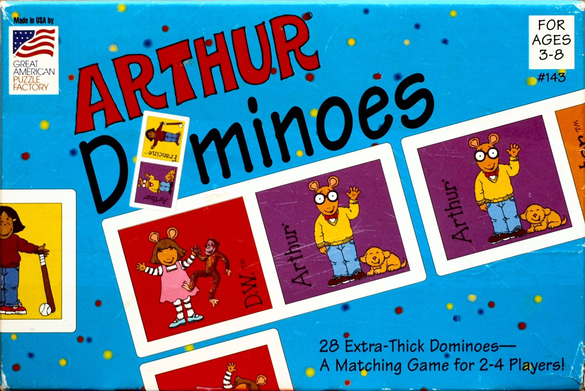 Arthur's Dominoes box art
