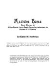 RPG Item: Medicine Bones