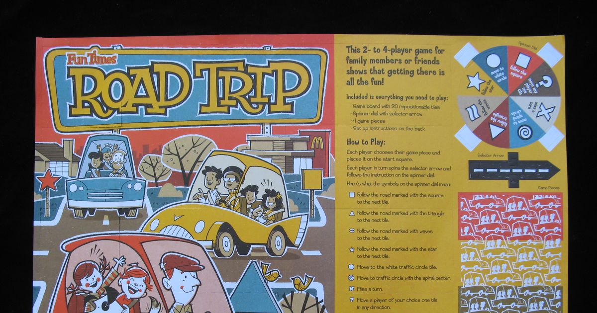Road Trip Board Game BoardGameGeek