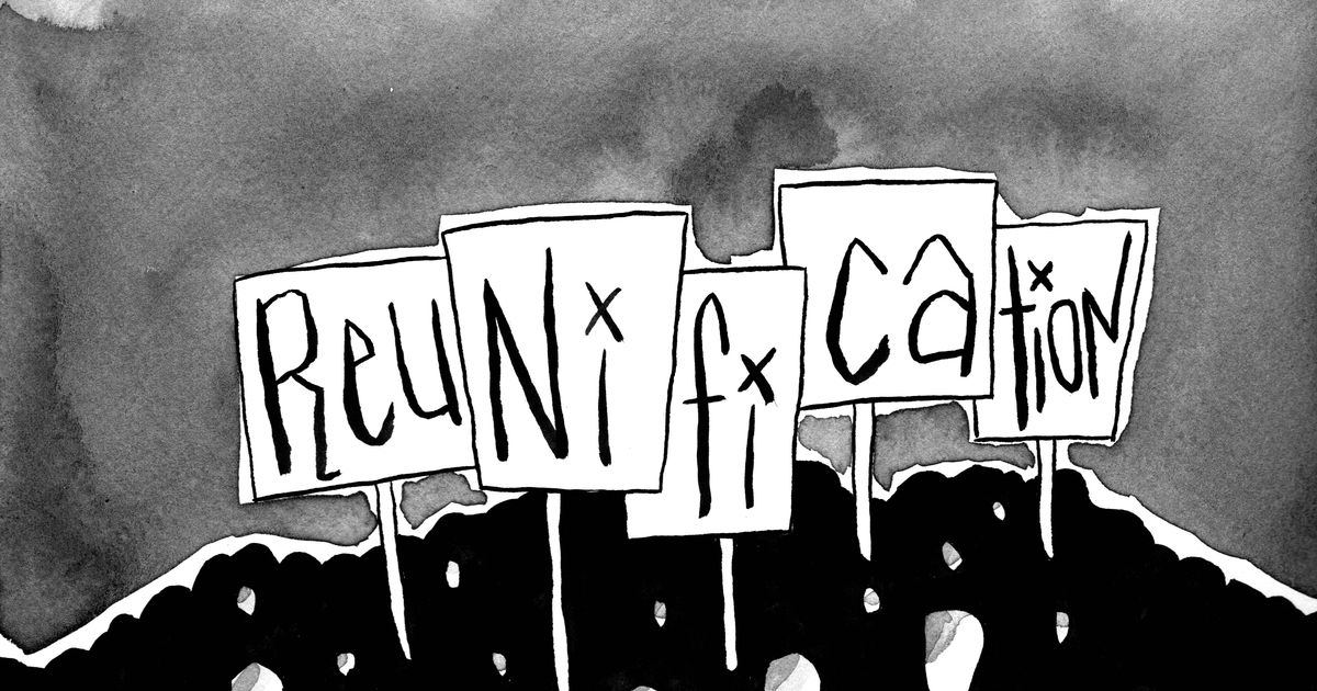 Reunification a letter writing game about reconciliation board game