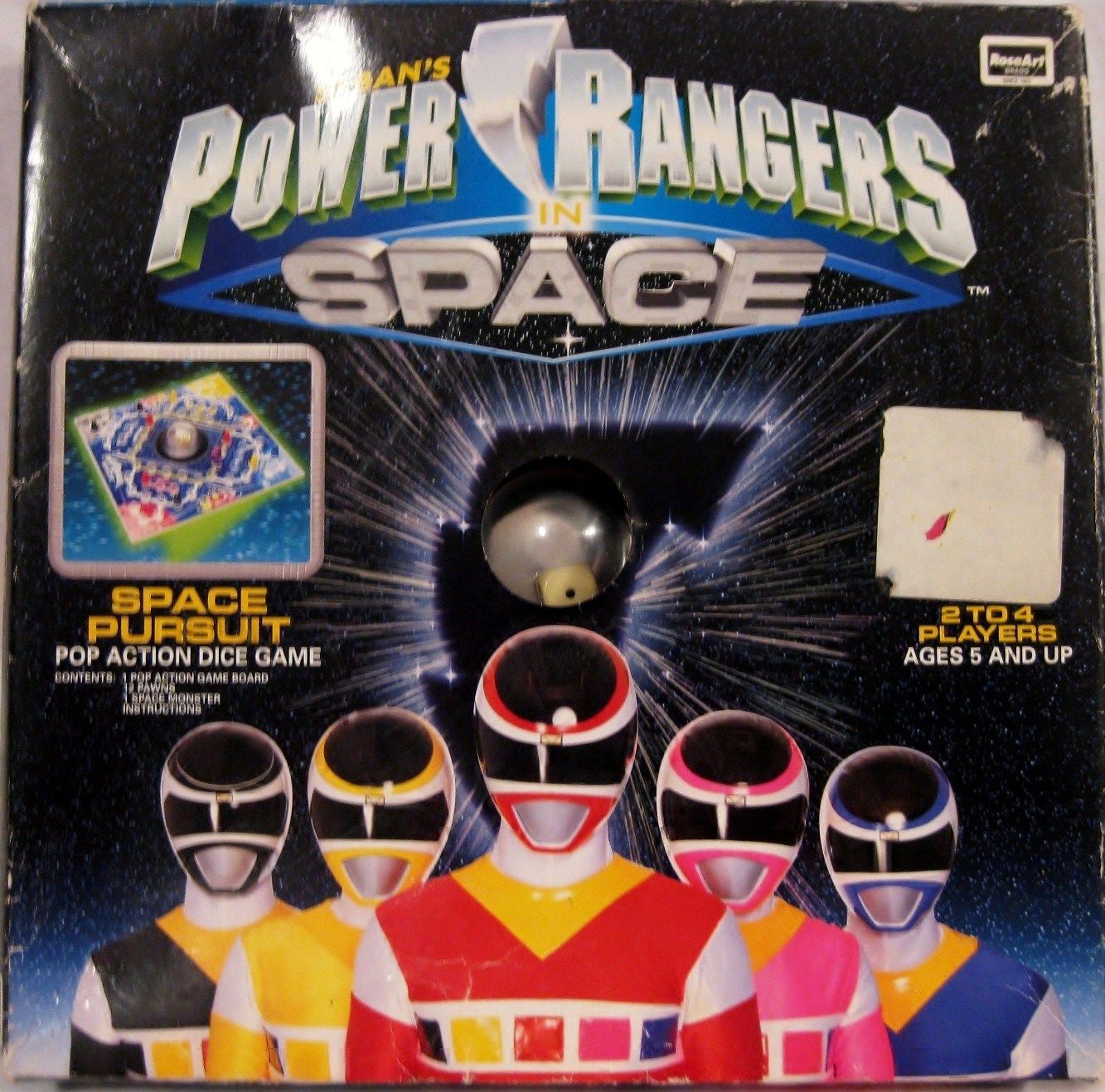 Power Rangers in Space: Space Pursuit Pop Action Dice Game