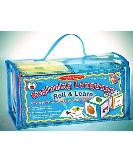 Beginning Language Roll & Learn Pocket Cubes box art