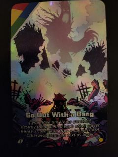 UNO Ultimate: Rocket & Groot – Go Out With a Bang Foil Chase Card
