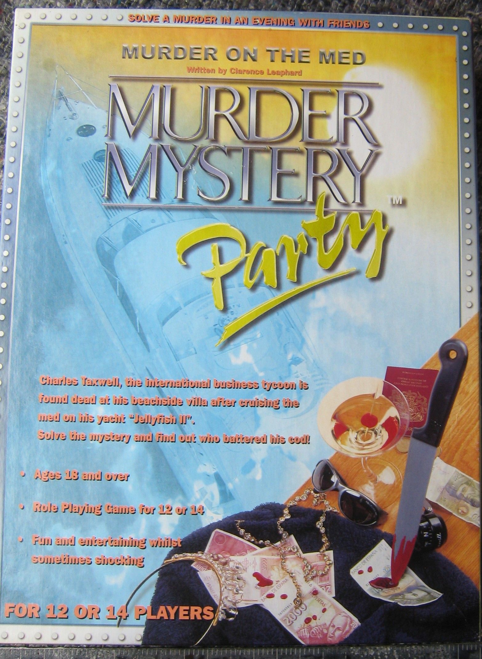 Murder Mystery Party: Murder on the Med cover art