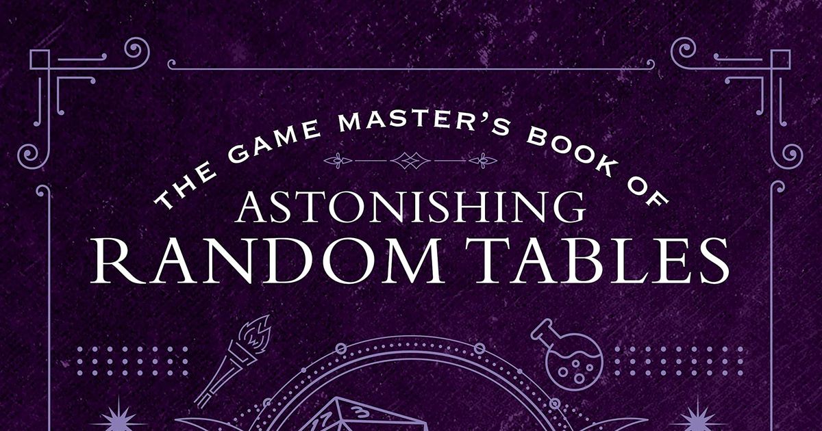 the game master's book of astonishing random tables reddit