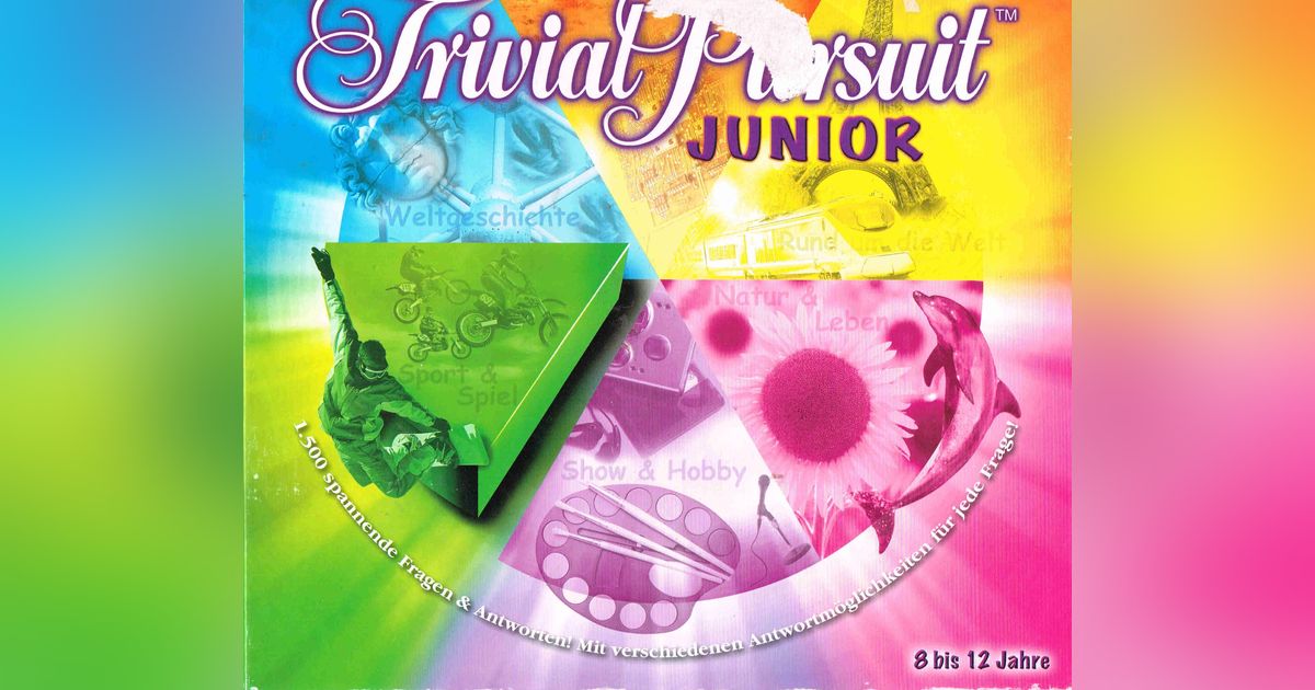Recharge - Trivial Pursuit - Junior 2 - Parker Ed 1989