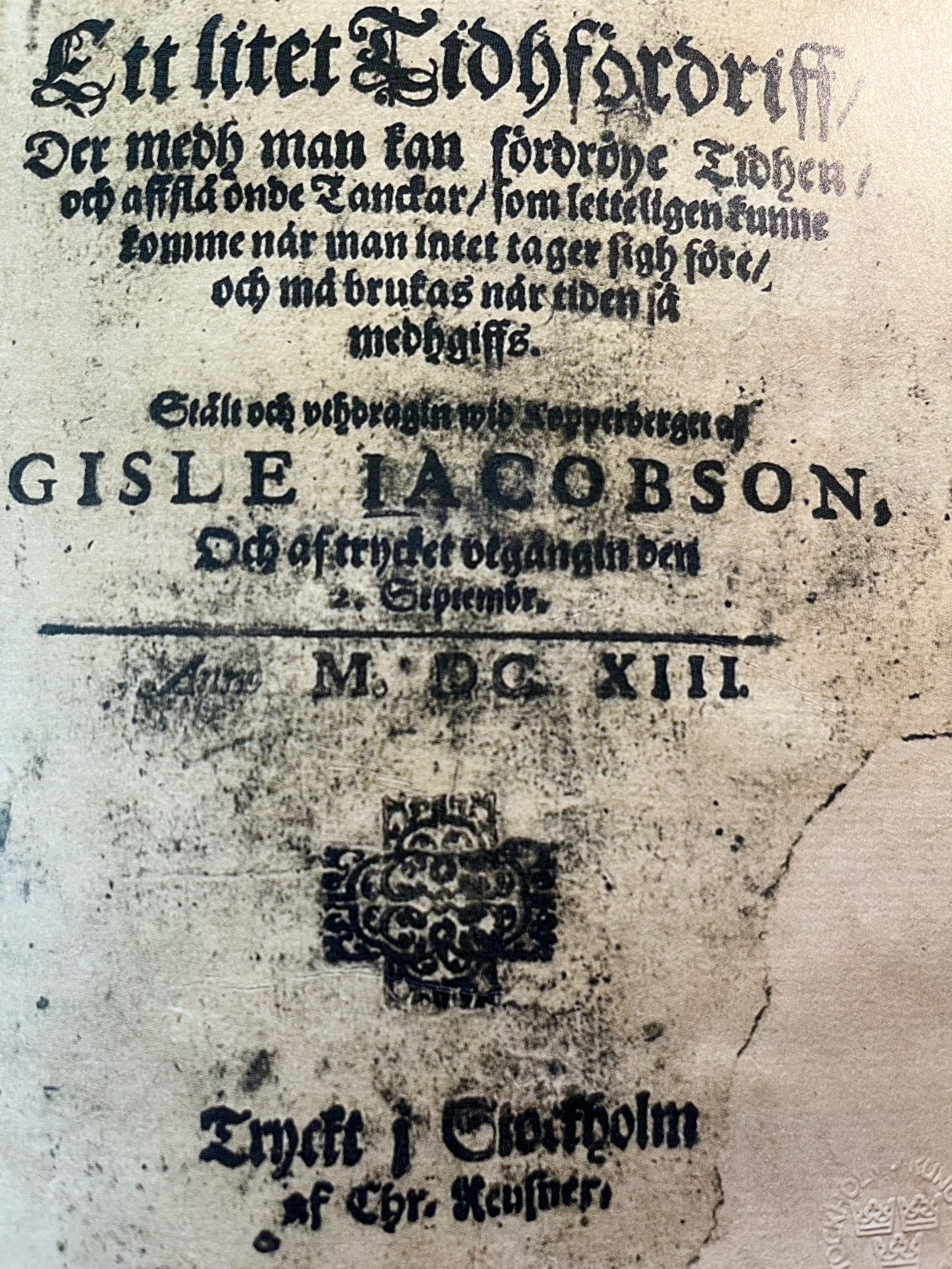Ett litet Tidhfördriff