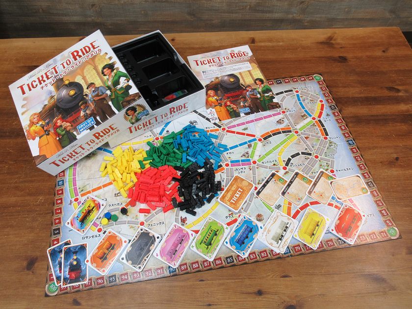 (未使用･未開封品)　チケット・トゥ・ライド アメリカ (Ticket to Ride) 日本語版 ボードゲーム p1m72rm Amazon.co.jp: ホビージャパン チケット・トゥ・ライド アメリカ
