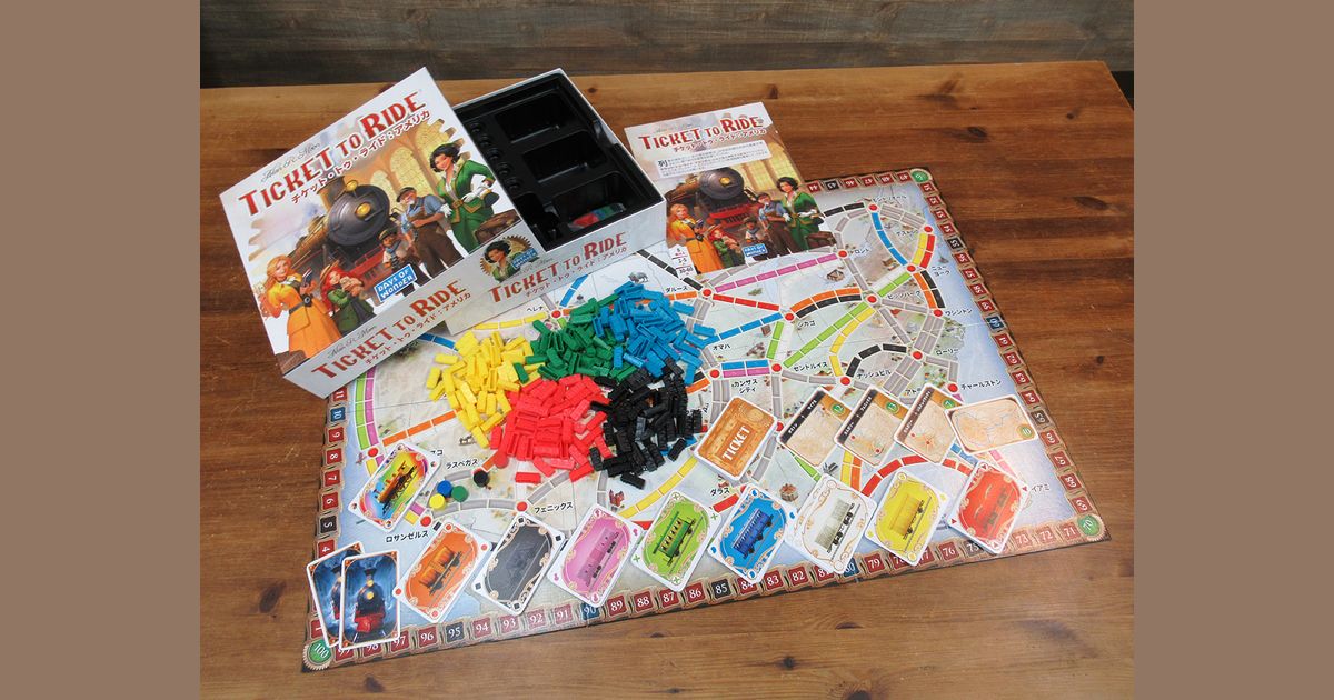 チケット・トゥ・ライド アメリカ (Ticket to Ride) 日本語版 ボードゲーム tf8su2k チケット・トゥ・ライド・アメリカ日本語版、名古屋のボード