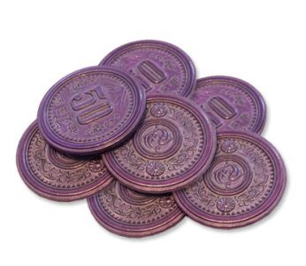 Scythe: Promo Pack #9 – $50 Metal Coins | Board Game Accessory 