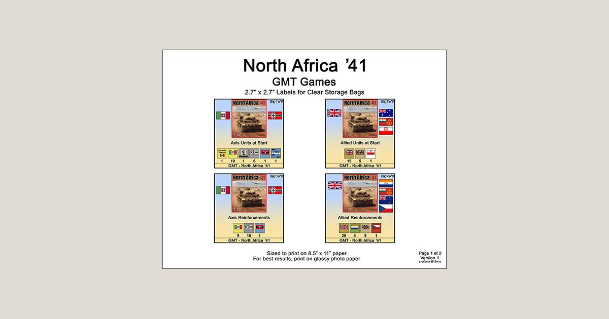campaign for north africa board game for sale