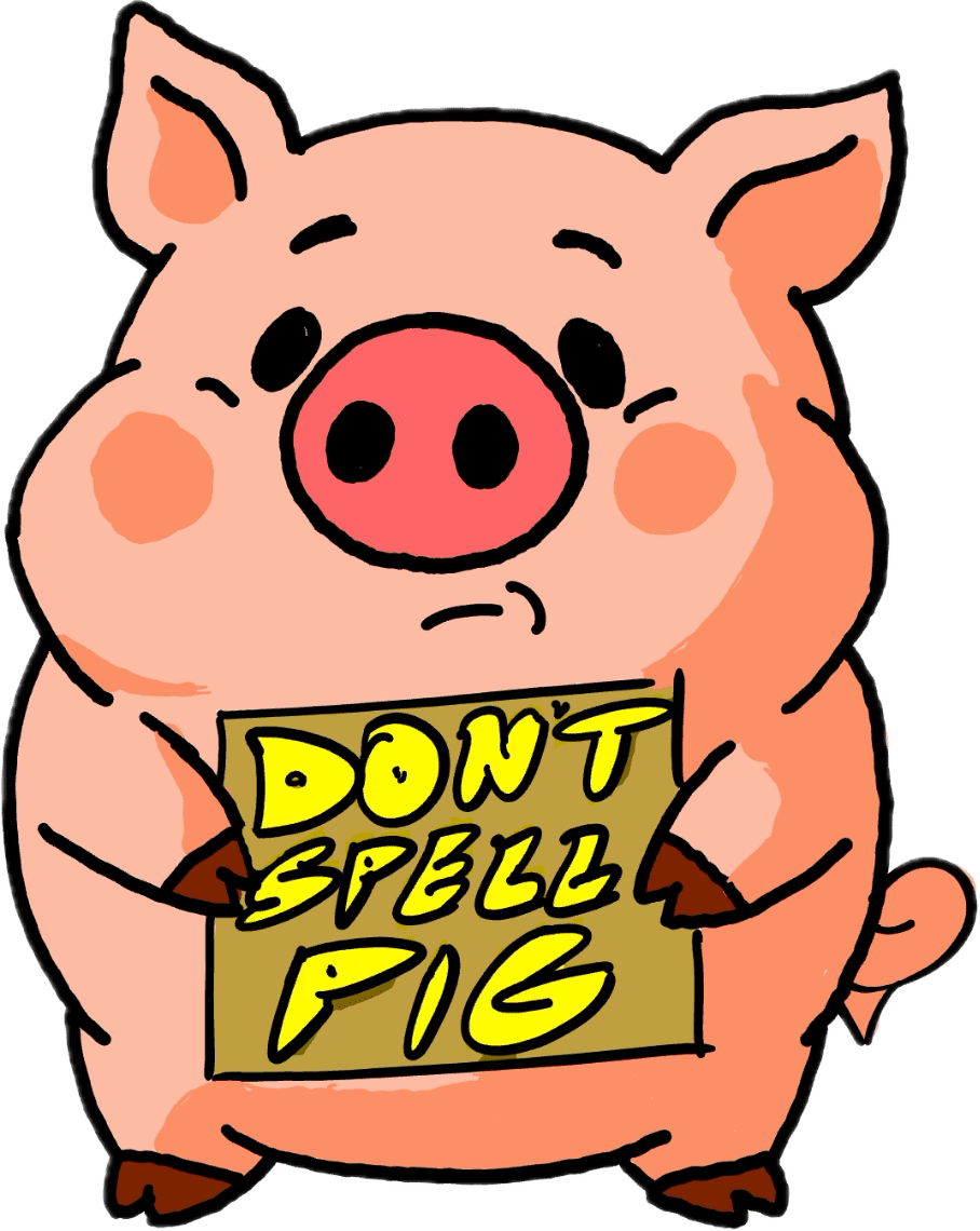 Cover art for Don't Spell PIG