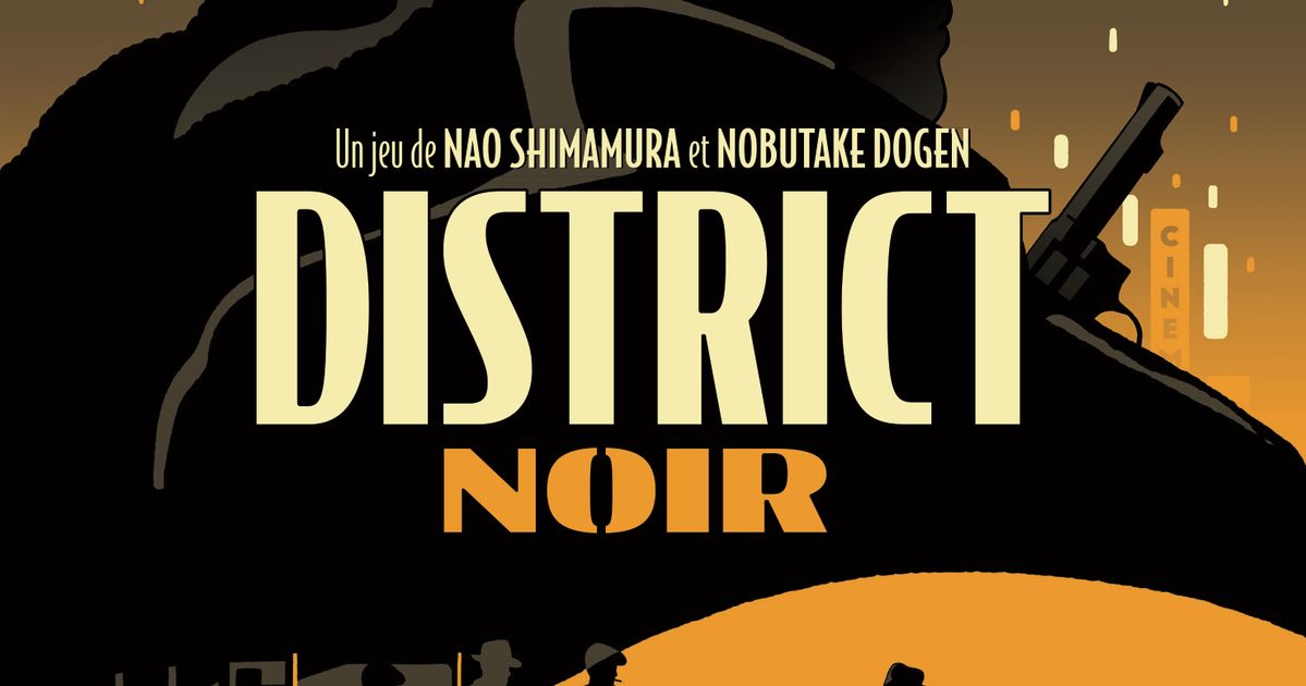 District Noir Card Game - Control the Criminal Underworld in a Strategic  Battle, Fun Family Game for Kids and Adults, Ages 10+, 2 Players, 10-20
