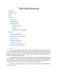 RPG Item: The Prom Directive