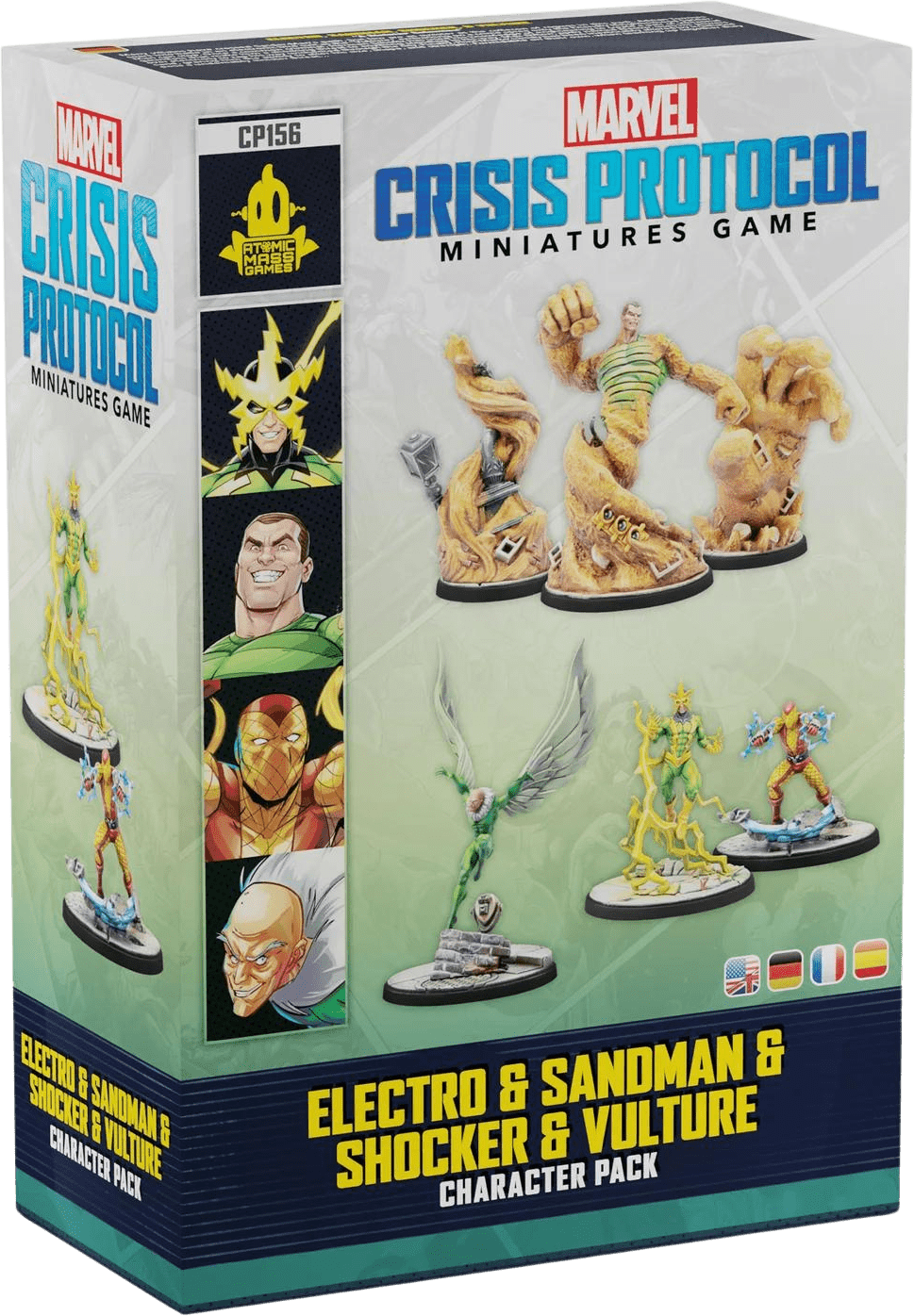 Marvel: Crisis Protocol – Electro & Sandman & Shocker & Vulture cover art