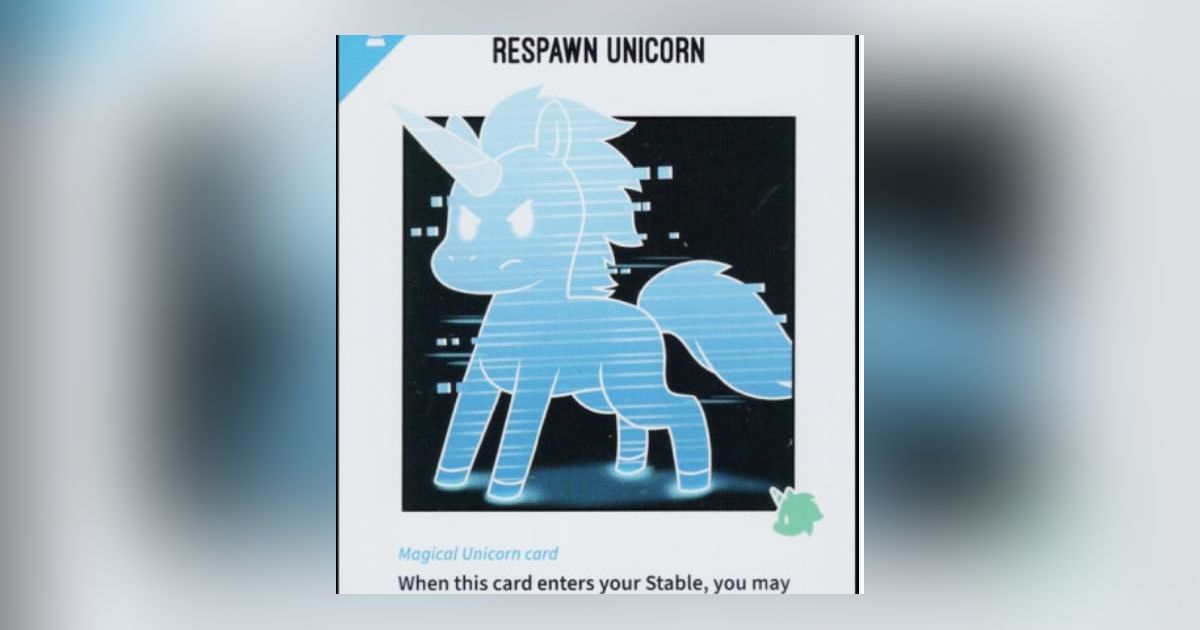Unstable Unicorns Respawn Unicorn Board Game BoardGameGeek