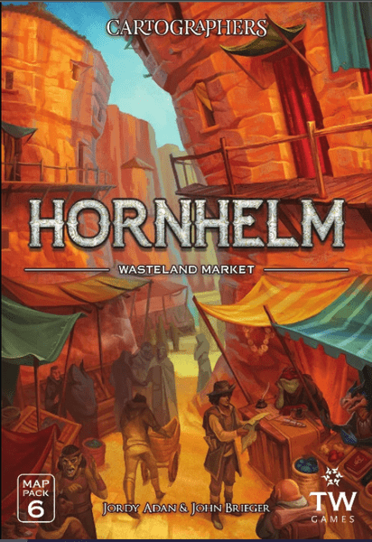 Miniatura Ver juego de Cartographers: Map Pack 6 – Hornhelm: Wasteland Market