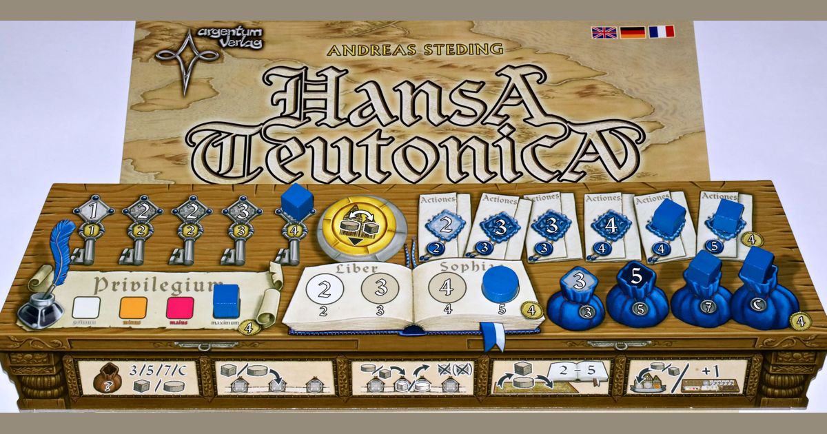 Boardgame French Edition Hansa Teutonica New by Argentum Verlag 