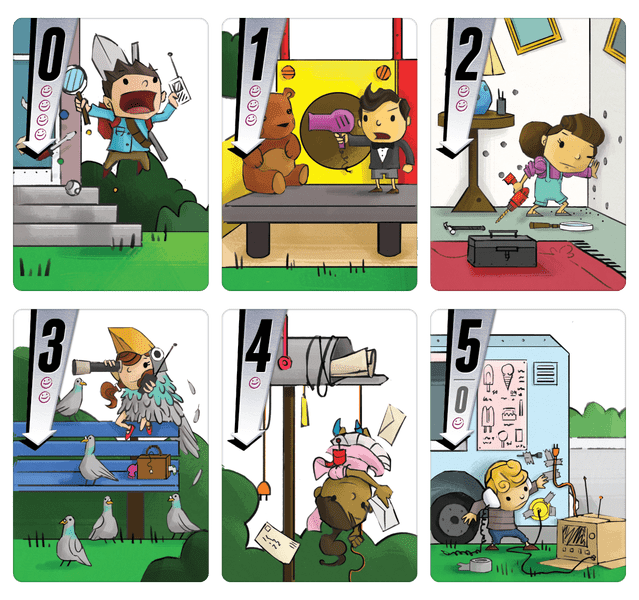 The "Kids Deck" in Dead Drop. Illustrated by Kwanchai Moriya.