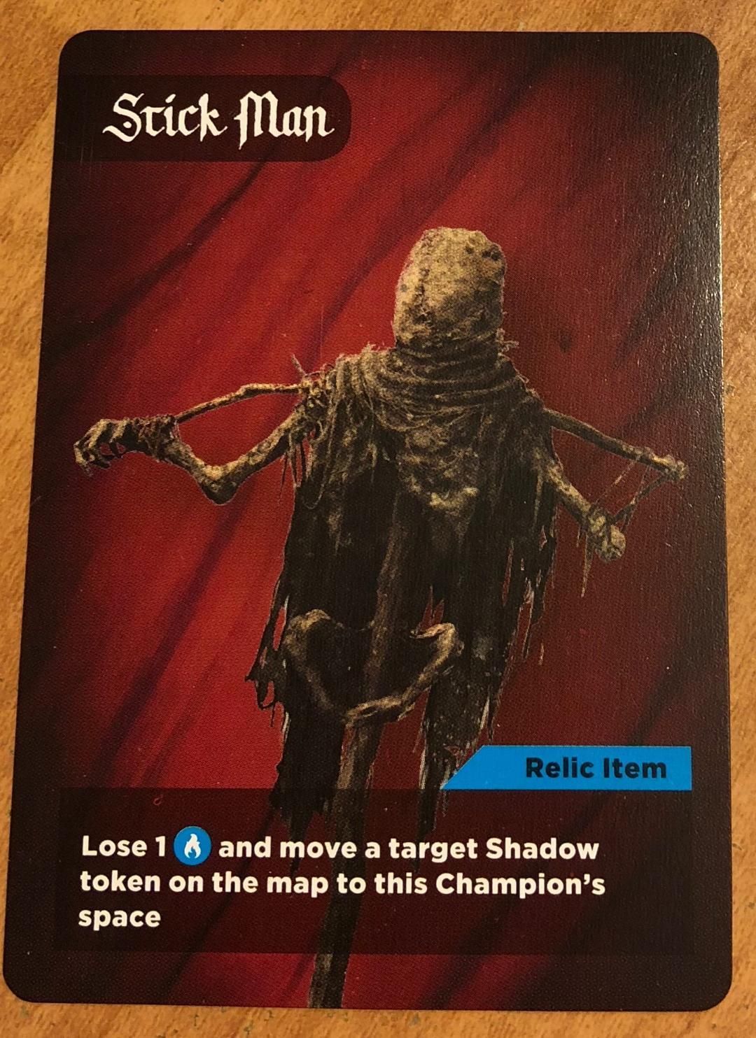 Of Dreams & Shadows: Stick Man Promo Card cover