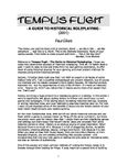 RPG Item: Tempus Fugit: A Guide to Historical Roleplaying