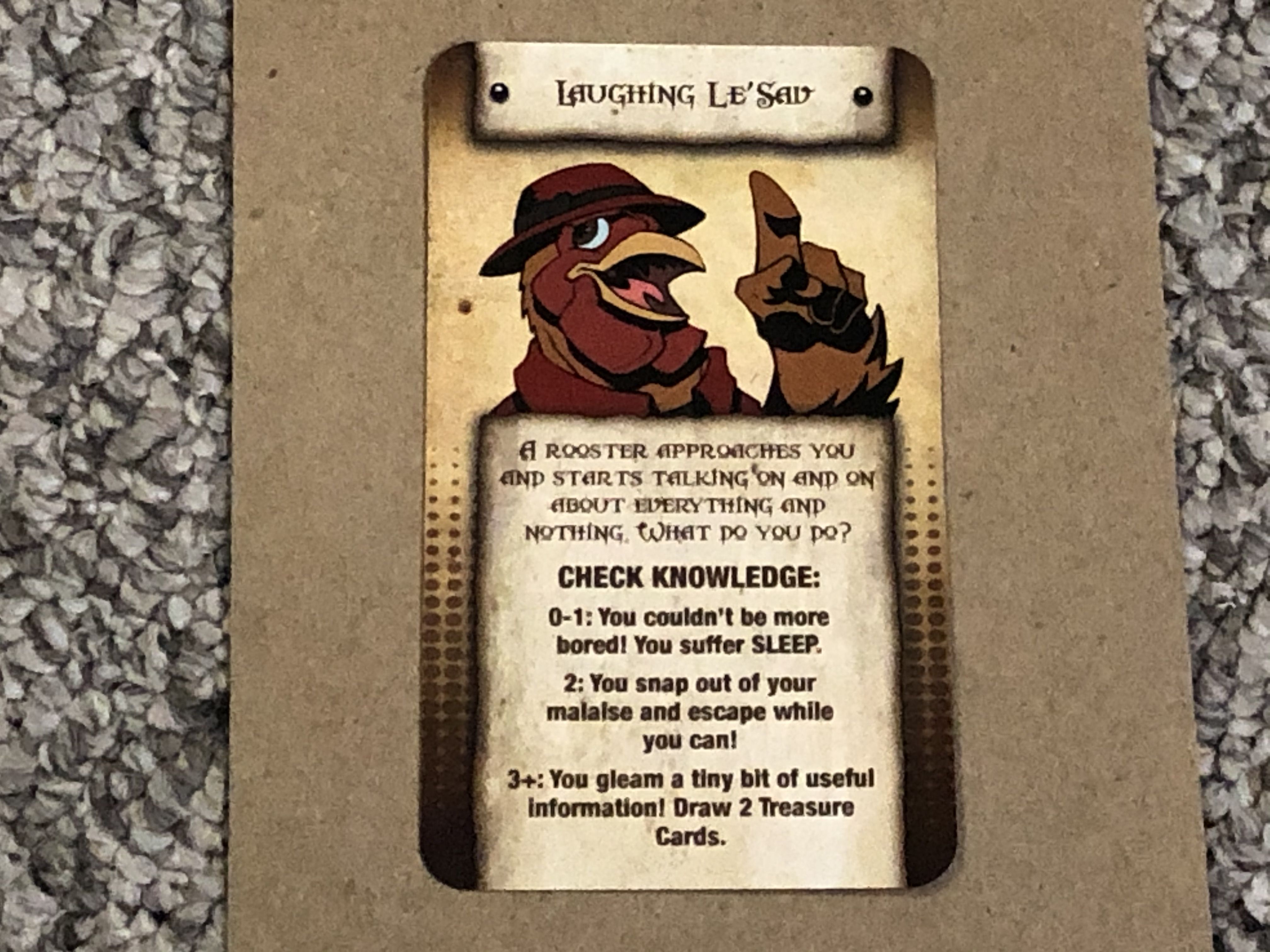 Wander: The Cult of Barnacle Bay – Laughing Le'Sav Promo Card
