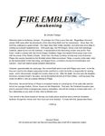 RPG Item: Fire Emblem Awakening