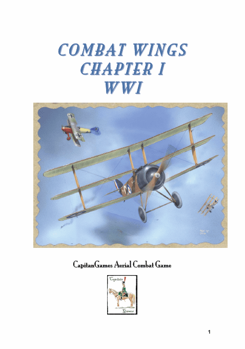 Combat Wings: Chapter I – WWI cover
