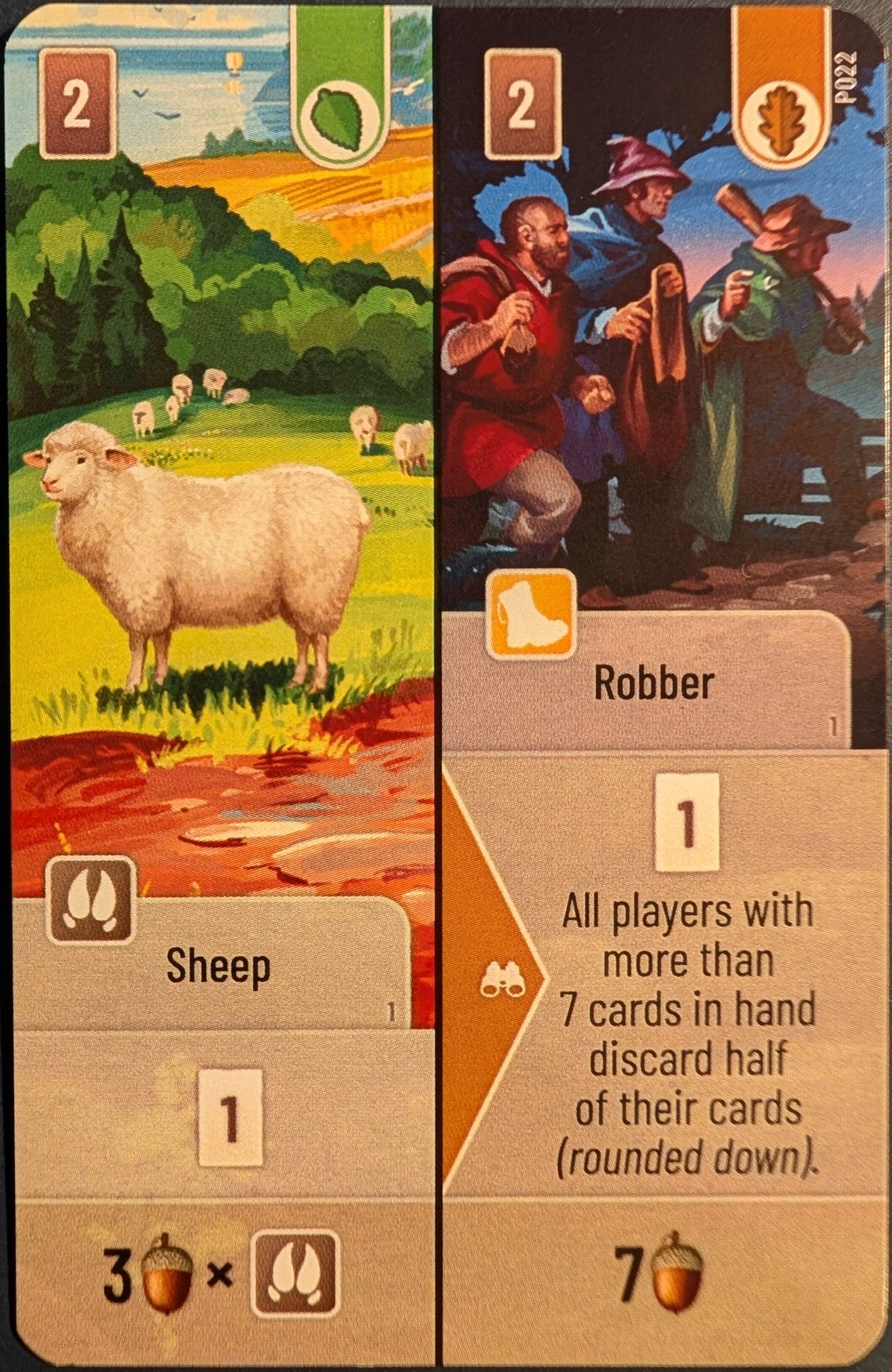 Forest Shuffle: Sheep / Robber Promo Card
