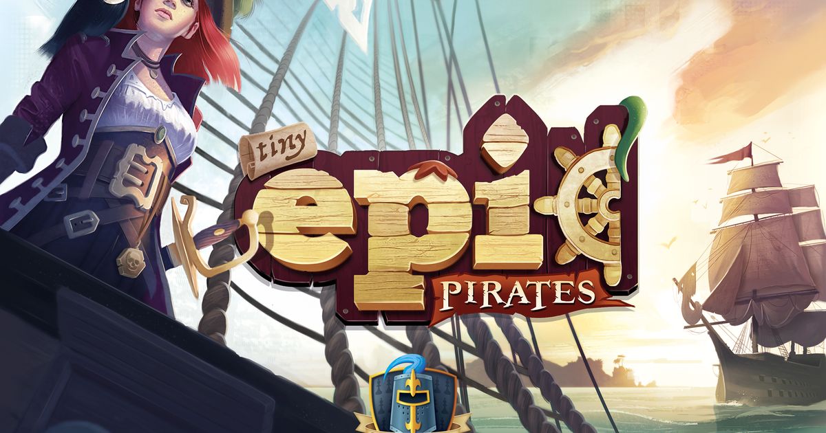 Tiny Epic Pirates Jogo de Tabuleiro Meeple BR