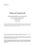 RPG Item: DYV4-07: Tides of Tambrosh