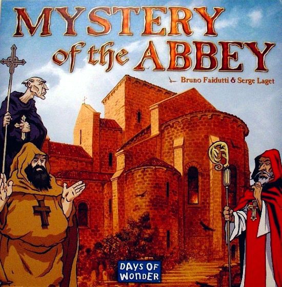 Mystery of the Abbey - game box cover artwork (color correction of original ID#193713 by rdbret, permission granted)