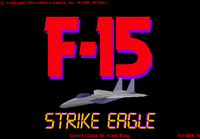Video Game: F-15 Strike Eagle (Arcade)