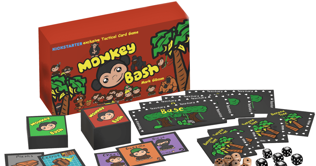 Monkey Bash Board Game BoardGameGeek