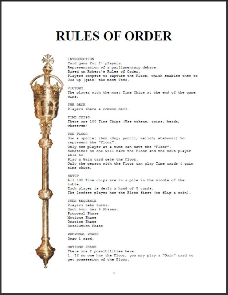 Rules of Order
