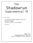 Issue: The Shadowrun Supplemental (Issue 9 - 1998)