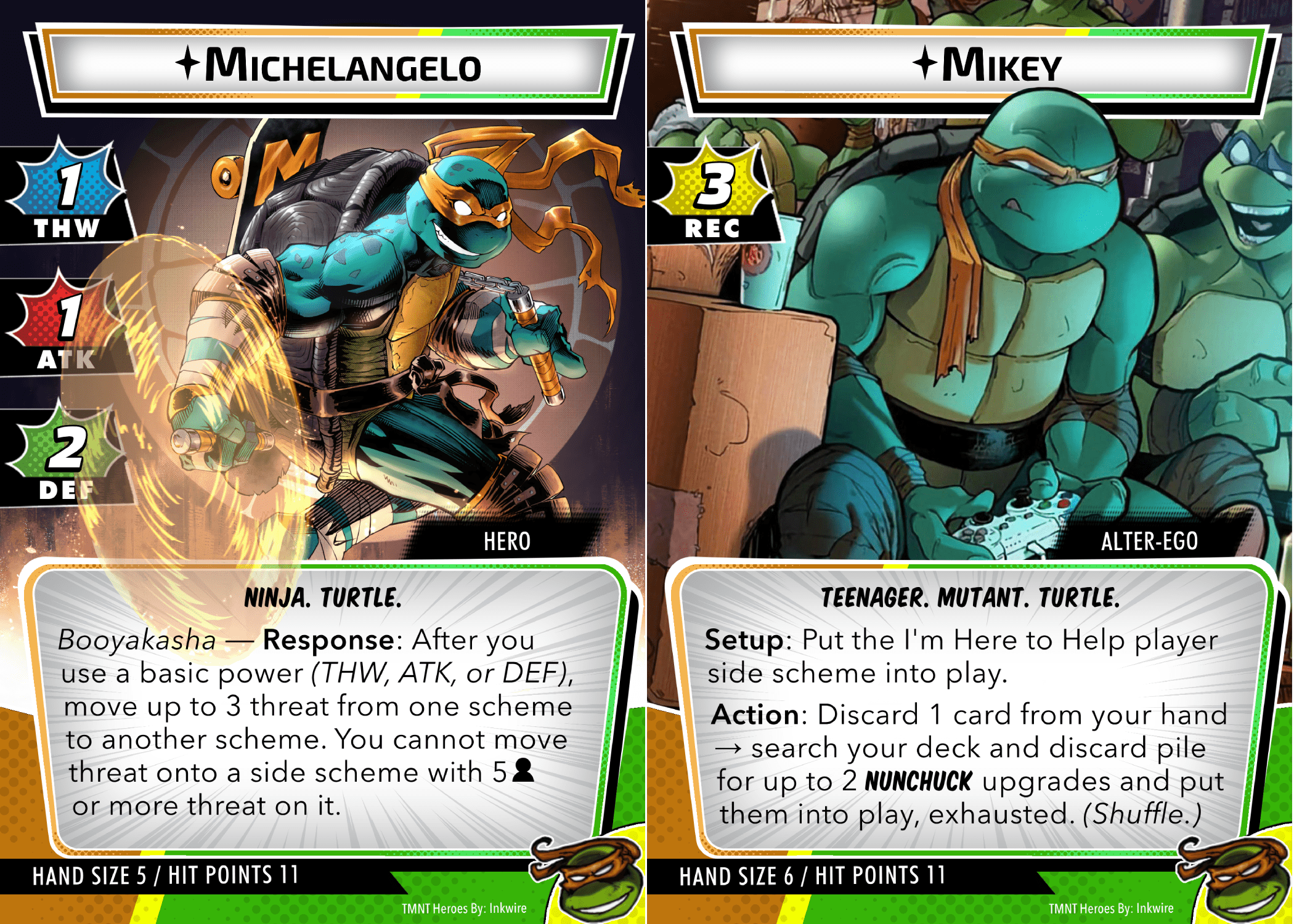 Michelangelo [Marvel Champions Customs: Teenage Mutant Ninja Turtles ...